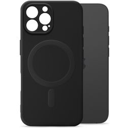 My Style Protective Flex iPhone 16 Pro Max MagSafe Hoesje Flexibel TPU Backcover - Zwart