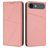 Mobigear Frosted Flip iPhone Air Hoesje Bookcase Portemonnee - Roze