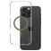 CARE by PanzerGlass Flagship iPhone 16 Pro Max MagSafe Hoesje Hardcase Backcover - Transparant / Groen