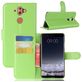 Mobigear Classic Nokia 8 Sirocco Hoesje Bookcase Portemonnee - Groen