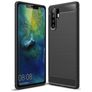 Mobigear Brushed Slim Huawei P30 Pro Hoesje Flexibel TPU Backcover - Zwart