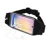 Mobiparts Comfort Fit Belt Telefoonhouder Hardlopen Samsung Galaxy A25 Sport Hoesje Neopreen Heuptas - Zwart
