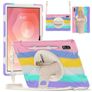 Mobigear SureGrip XGuard Samsung Galaxy Tab S11 Ultra Hoes Hard Kunststof,Siliconen Backcover + Stylus Houder + Schouderband + Standaard