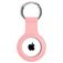 Xccess Keychain Apple AirTag Hoesje Flexibel Siliconen Sleutelhanger - Roze