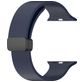 Mobigear Sport Mag Siliconen Apple Watch Bandje Magneetsluiting - 42/41/40/38 mm - Marineblauw