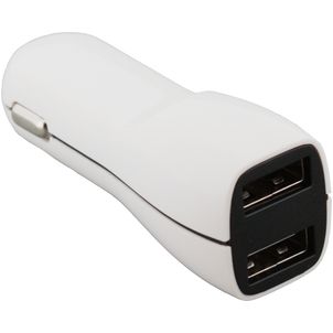 Xccess Dual USB Autolader 2.1A - Wit