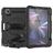Mobigear SureGrip Xtreme iPad Pro 11 Inch (2024) Hoes Hard Kunststof,Siliconen Backcover + Stylus Houder + Schouderband + Standaard - Zwart