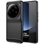 Mobigear Brushed Slim Xiaomi 13 Ultra Hoesje Flexibel TPU Backcover - Zwart