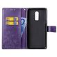 Mobigear Clover OnePlus 6T Hoesje Bookcase Portemonnee - Paars
