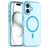 Mobigear Shockproof iPhone 16 MagSafe Hoesje Flexibel TPU Backcover - Blauw
