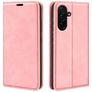 Mobigear Retro Slim Samsung Galaxy A27 Hoesje Bookcase Portemonnee - Roze