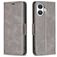 Mobigear Excellent iPhone 17 Hoesje Bookcase Portemonnee - Grijs