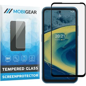 Mobigear Premium Nokia XR20 Glazen Screenprotector - Case Friendly - Zwart