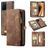 Caseme 008 Samsung Galaxy Note 20 Hoesje Uitneembare 2in1 Bookcase Portemonnee - Bruin