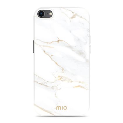MIO iPhone 8 MagSafe Hoesje Hardcase Backcover - White Marble