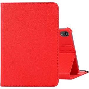 Mobigear DuoStand iPad Mini 6 (2021) Hoes Draaibare Bookcase - Rood