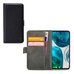 Mobilize Classic Gelly Wallet Motorola Moto G52 Hoesje Bookcase Portemonnee - Zwart