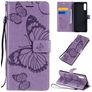 Mobigear Butterfly Sony Xperia L4 Hoesje Bookcase Portemonnee - Paars