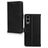 Mobilize Wallet Samsung Galaxy S25 Edge Hoesje Echt Leer Bookcase Portemonnee - Zwart
