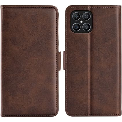 Mobigear Slim Magnet HONOR X8 Hoesje Bookcase Portemonnee - Bruin