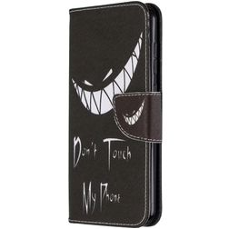Mobigear Design Nokia 2.3 Hoesje Bookcase Portemonnee - Do Not Touch