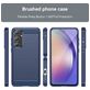 Mobigear Brushed Slim Samsung Galaxy A55 Hoesje Flexibel TPU Backcover - Blauw