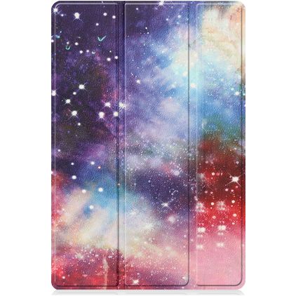 Mobigear Tri-Fold Samsung Galaxy Tab A8 10.5 (2021) Hoes Bookcase - Milky Way