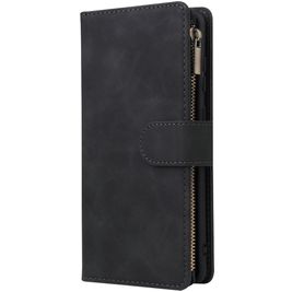 Mobigear Zipper Samsung Galaxy Note 10 Lite Hoesje Bookcase Portemonnee - Zwart Mobigear Zipper Samsung Galaxy Note 10 Lite Hoesje Bookcase Portemonnee - Zwart