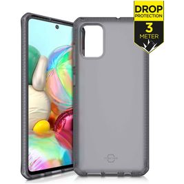 ITSkins SpectrumFrost Samsung Galaxy A71 Hoesje Hardcase Backcover Shockproof - Zwart