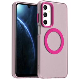 Mobigear Shockproof Samsung Galaxy A16 MagSafe Hoesje Hardcase Backcover - Rood