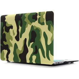 Mobigear Design MacBook Air 13 Inch (2010-2019) Hoes Hardshell Laptopcover MacBook Case - Jungle Camauflage - Model A1369 / A1466