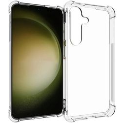 Mobigear Cushion Doorzichtig Samsung Galaxy S24 Hoesje Flexibel TPU Backcover Shockproof - Transparant