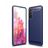 Mobigear Brushed Slim Samsung Galaxy S21 FE Hoesje Flexibel TPU Backcover - Blauw