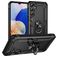 Mobigear Armor ring Samsung Galaxy A16 Hoesje Hardcase Backcover Shockproof met Ringhouder - Zwart
