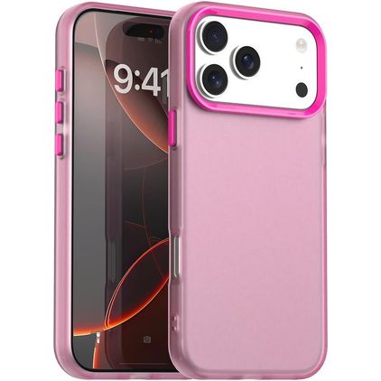 Mobigear Crystal iPhone 18 Pro Hoesje Hardcase Backcover - Rood