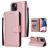 Mobigear Wallet iPhone 14 Hoesje Bookcase Portemonnee - Roségoud