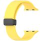 Mobigear Sport Mag Siliconen Apple Watch Bandje Magneetsluiting - 42/41/40/38 mm - Geel