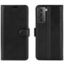 Mobigear Classic Samsung Galaxy S21 Hoesje Bookcase Portemonnee - Zwart