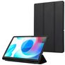 Mobigear Tri-Fold Gel Samsung Galaxy Tab A9 Plus (2023) Hoes TPU,Kunstleer Bookcase + Stylus Houder - Zwart