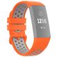 Mobigear Sport Plus Buckle Siliconen Fitbit Charge 3 Bandje Gespsluiting - Oranje