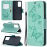 Mobigear Butterfly Samsung Galaxy A52s 5G Hoesje Bookcase Portemonnee - Turquoise