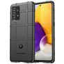 Mobigear Rugged Shield Samsung Galaxy A73 Hoesje Flexibel TPU Backcover Shockproof - Zwart