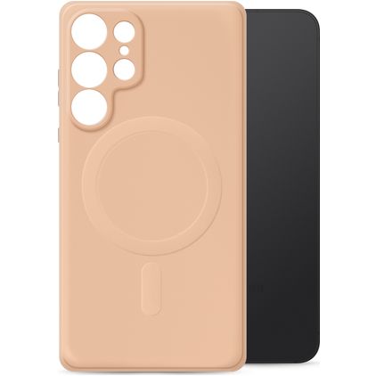 My Style Protective Flex Samsung Galaxy S25 Ultra MagSafe Hoesje Flexibel TPU Backcover - Soft Pink
