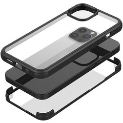 Mobilize 360 Protection iPhone 14 Pro Max Hoesje Hardcase Backcover Shockproof - Zwart