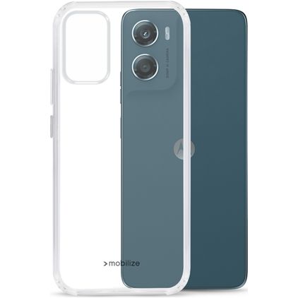 Mobilize Gelly Case Doorzichtig Motorola Moto G06 Hoesje Flexibel TPU Backcover - Transparant