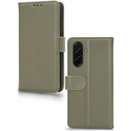 Mobilize Premium Gelly Samsung Galaxy A56 Hoesje Bookcase Portemonnee - Groen