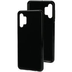 Mobiparts Classic Samsung Galaxy A32 5G Hoesje Flexibel TPU Backcover - Zwart