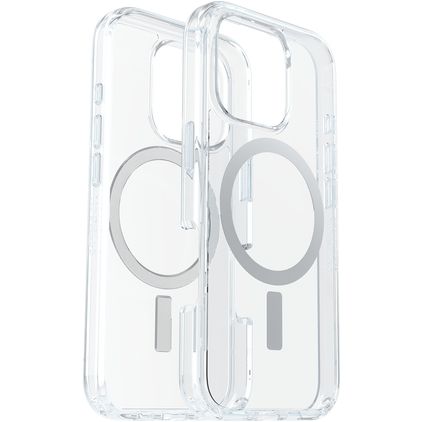 OtterBox Symmetry Plus Doorzichtig iPhone 16 Pro MagSafe Hoesje Hardcase Backcover Shockproof - Transparant