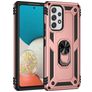 Mobigear Armor Ring Samsung Galaxy A53 Hoesje Hardcase Backcover Shockproof met Ringhouder - Roségoud