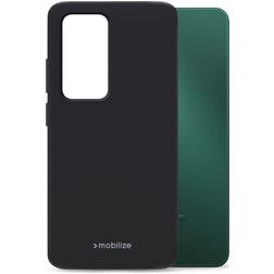 Mobilize Rubber Gelly OPPO A5 Hoesje Flexibel TPU Backcover - Zwart